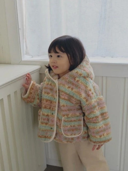 Candy reversible jacket pink