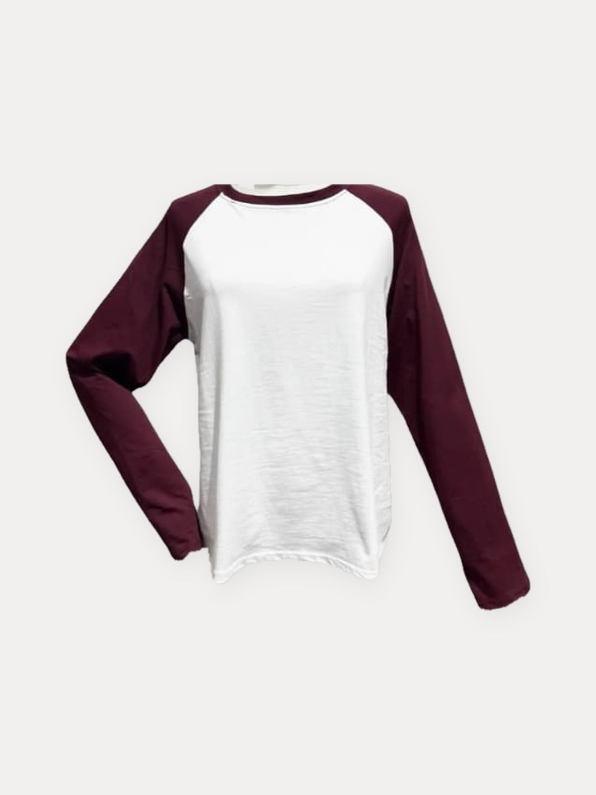 Emma raglan longsleeve burgundy