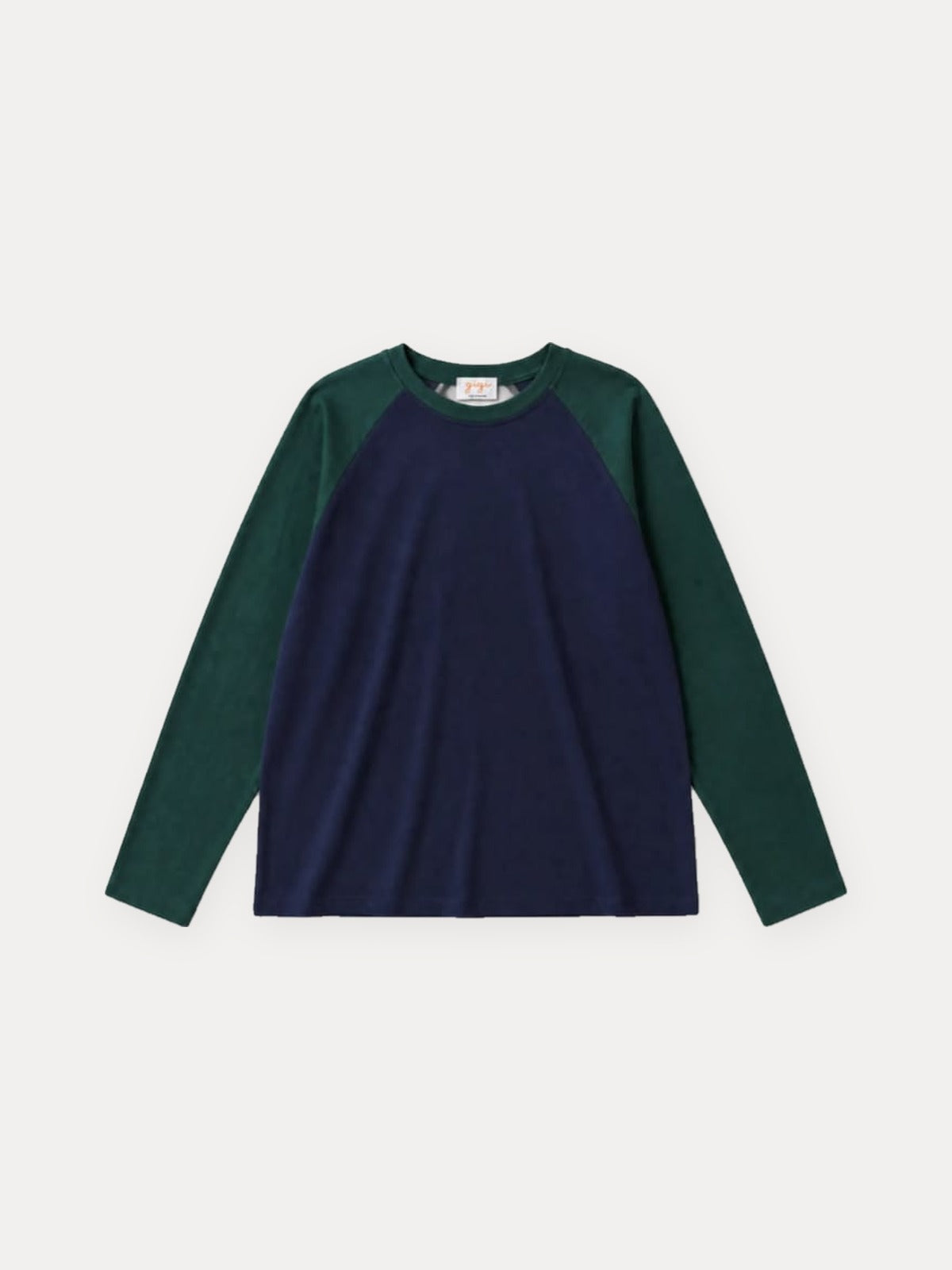 Emma raglan longsleeve navy green