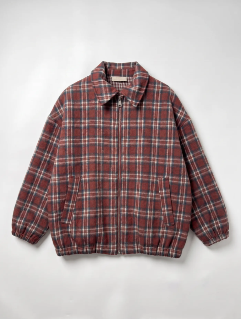 Check vest red